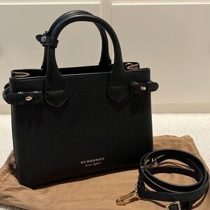 Burberry Banner Check Small Tote